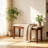 Modern Upholstered Bench With Solid Wood Legs