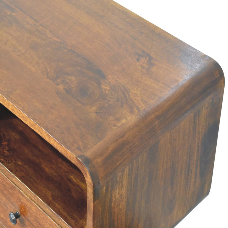 Hudak 51.18'' Solid Wood Console Table