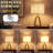 Modern Rustic Table Lamp With Transparent Dimmer Switch-463209155
