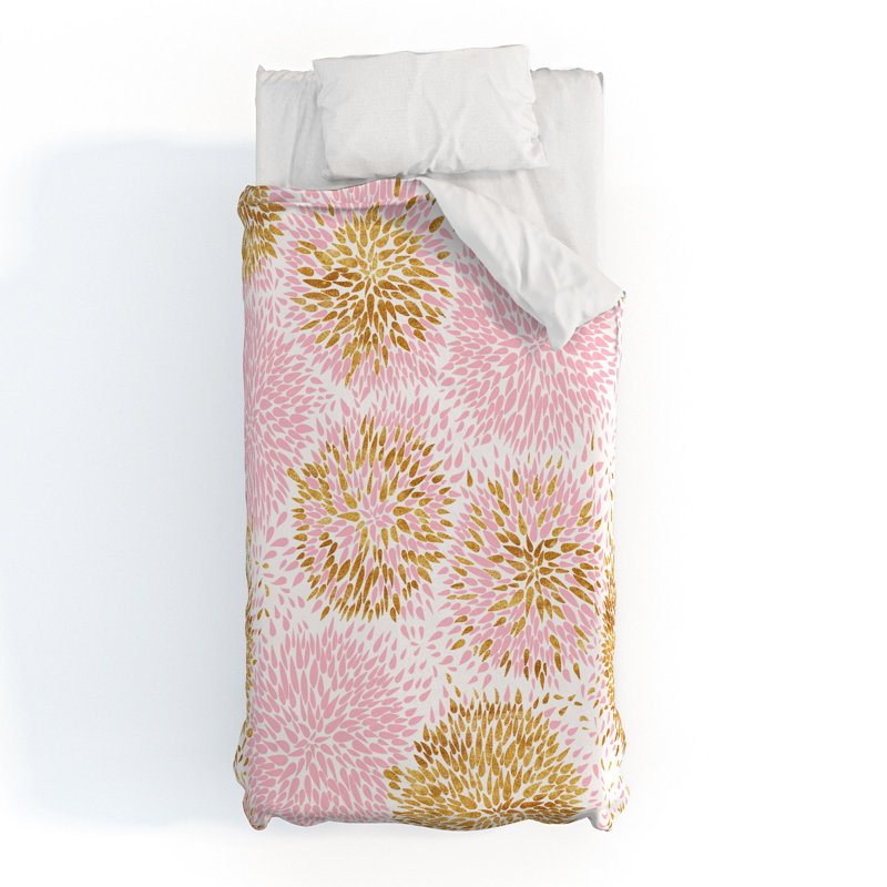 Housse de couette Abstract Flowers, Housse de couette double