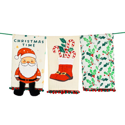 The Jolly Kitchen Artisan Tea Towel Set of 3