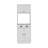 Tampa Kitchen Pantry With Drawer And 2 Cabinets-785456774