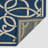 Navy Rectangle Polypropylene Area Rug 5'3" X 7'6"