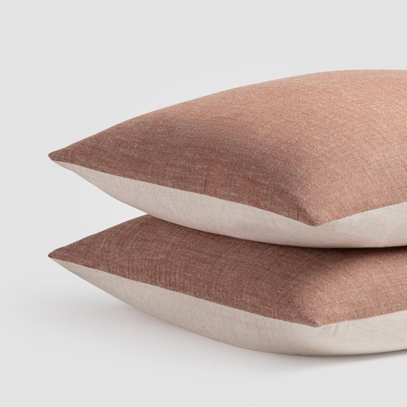 Crinkled Linen Sham Set, Standard Size