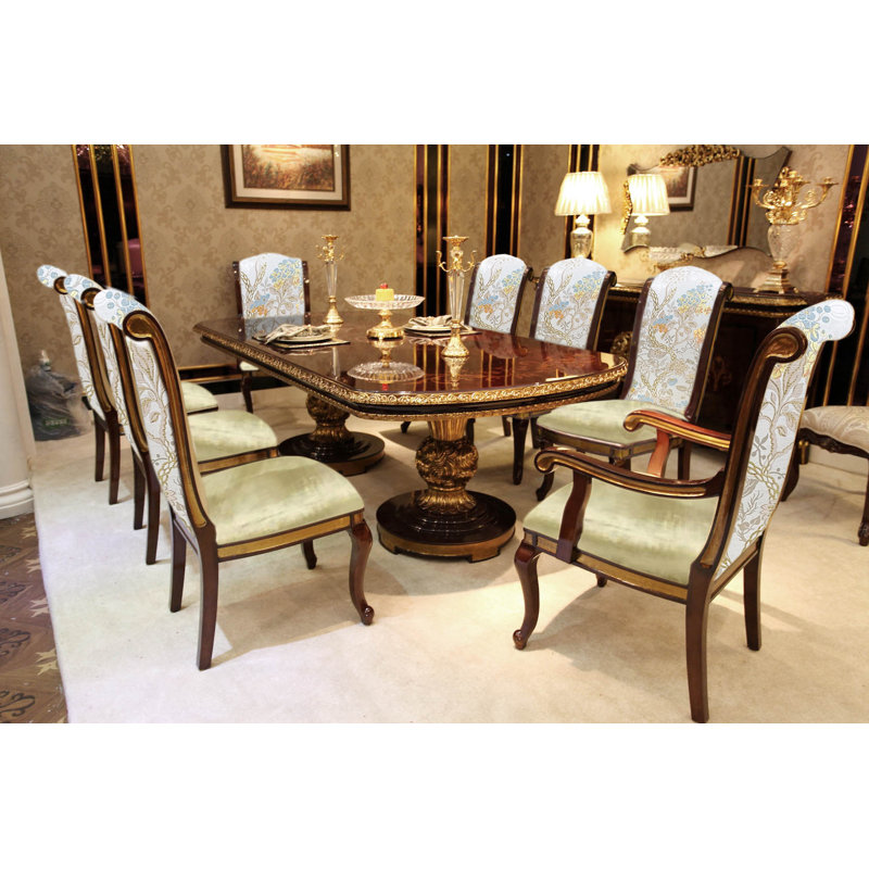 Beech Oval Solid Wood Dining Table