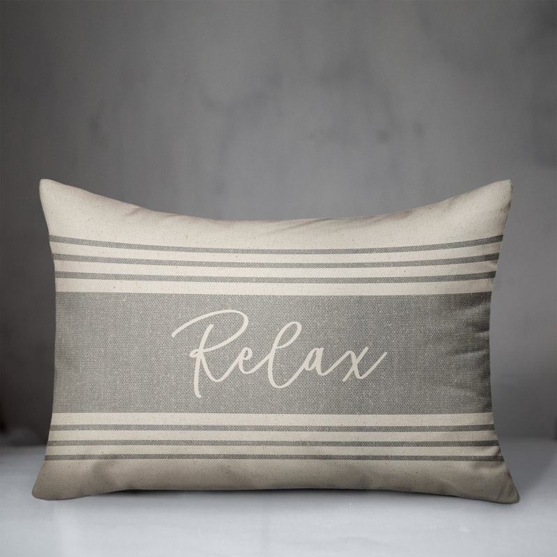 Abstract Outdoor Throw Pillow, Gray