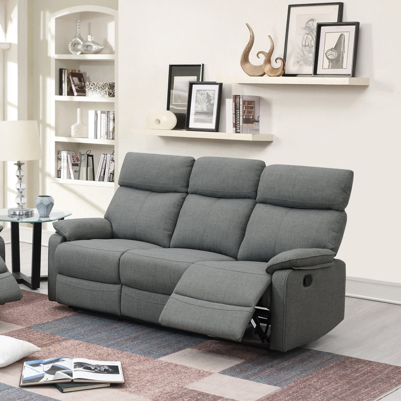 Canapé inclinable en tissu Burlap