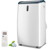 Portable Air Conditioner with Dehumidifier & Fan, 24H Timer,Automatic Defrosting,Remote