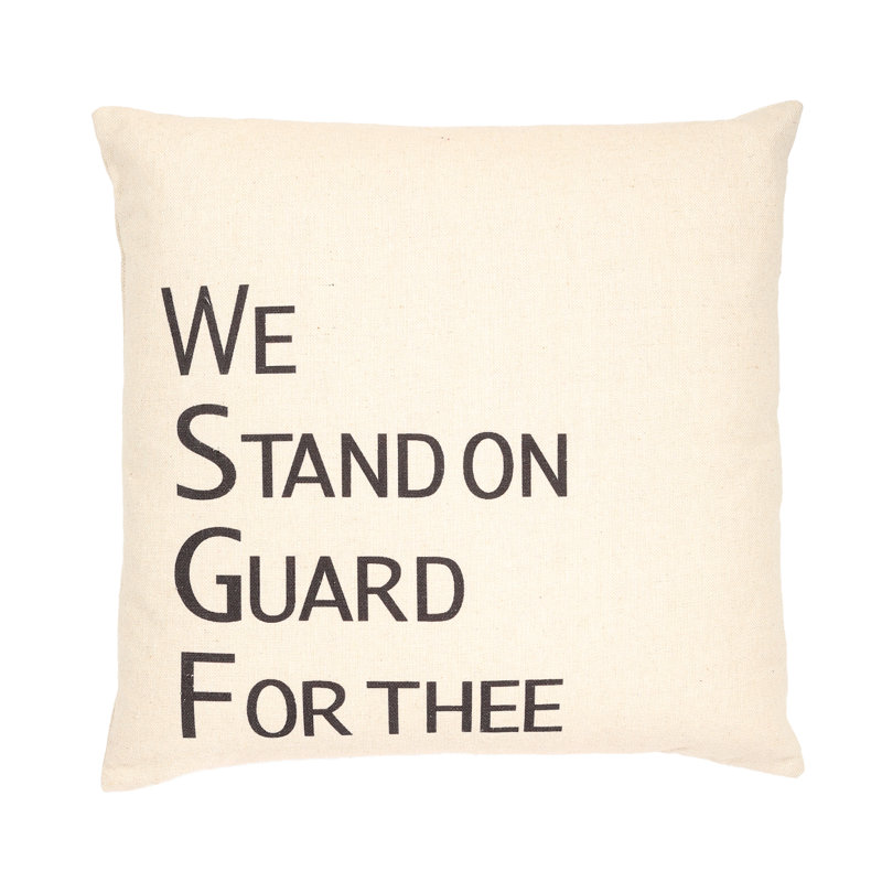 Housse de coussin O Canada, Noir