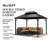 10-FT x 10-FT IRON HARD-TOP Gazebos