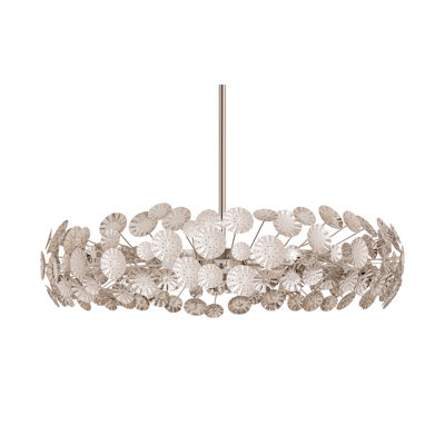 Camora 37'' Wide 5-Light Chandelier - Nickel