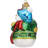 4 " Glass Snowman Hanging Figurine Ornament