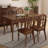 French vintage rectangular dining table Ash Rectangular Solid Wood Top with Solid Wood Base Dining Table
