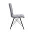 Evaro 44.5cm H Tufted Linen Upholstered Side Chair in Grey