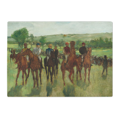 The Horse Riders by Edgar Degas Chopping Board