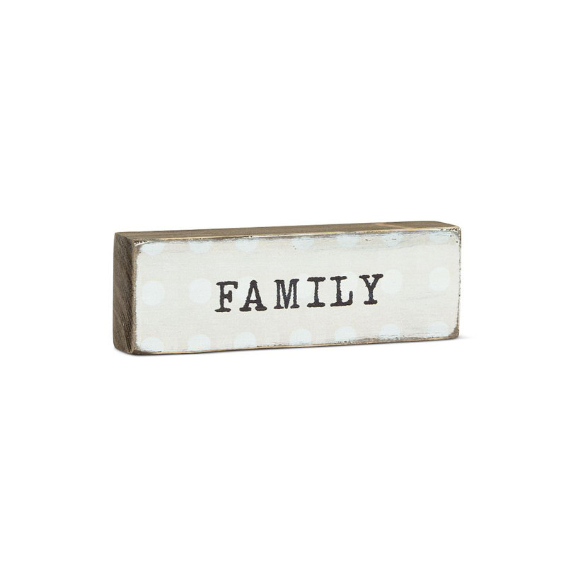 Faison Text & Numbers Decorative Object