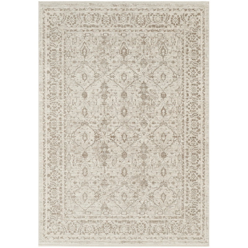 Demirci Power Loomed Floral Area Rug, Rectangle 3'11" x 5'11"