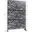 Panneaux de clôture en métal de H 76 po de hauteur - pour patio, balcon et jardin. Rouille, rehaussant. Ps110 Black Screen Deck, Patio. Ajoute du charme.-125816256