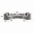 SECTIONAL SOFA W/9 PILLOWS