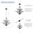 Grinstead 8-Light Dimmable Empire Chandelier-1163085551