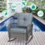 Chaise berçante 2 pièces Dayhsaun-492727100