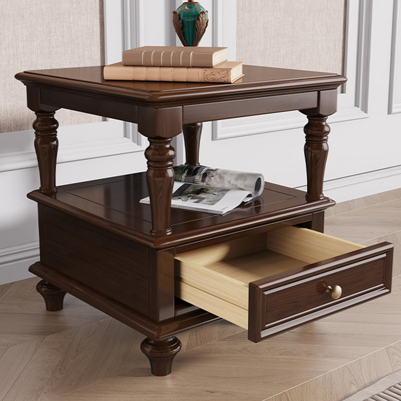 Table basse en bois massif European Modern
