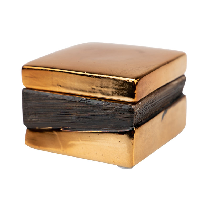 Oneybrook Ceramic Decorative Box, 7cm H x 10cm W x 10cm D