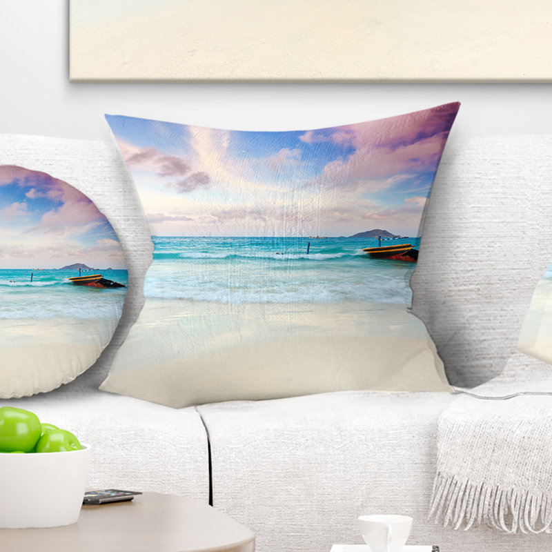 Coussin Seascape, 16 po x 1 po, Carré
