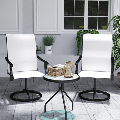 Ensemble de 2 chaises de patio Outsunny