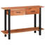 110cm Solid Wood Top Console Table