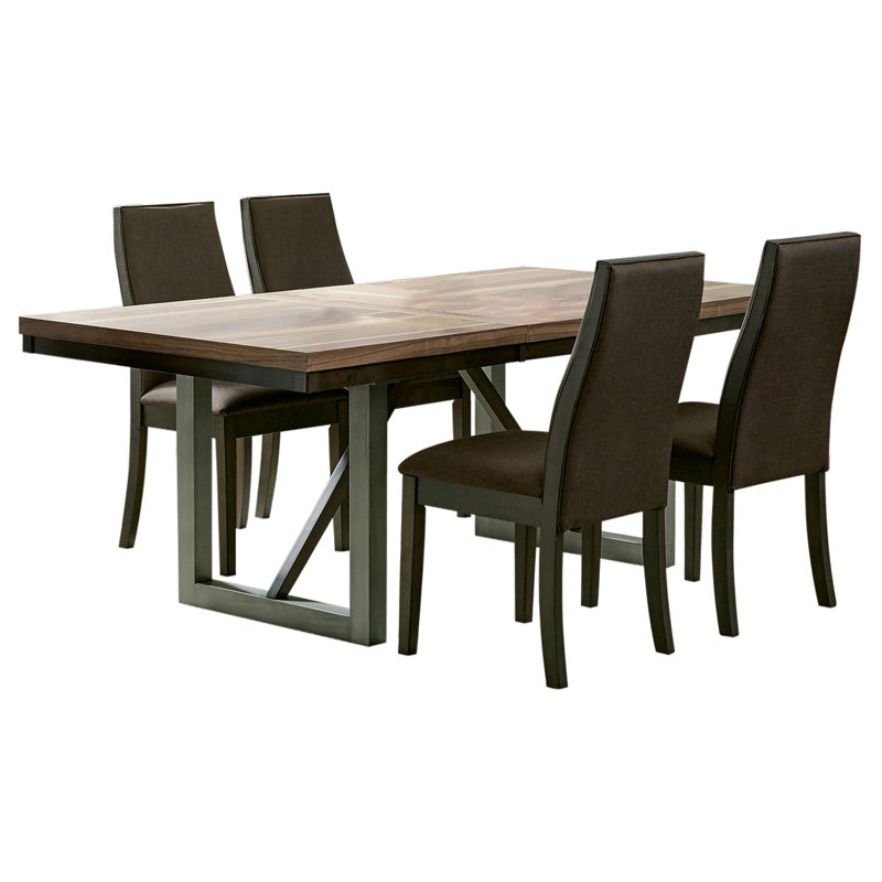 Ensemble repas, Noir, 5, Gris