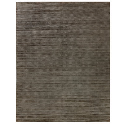 Addison Geometric Area Rug in Brown