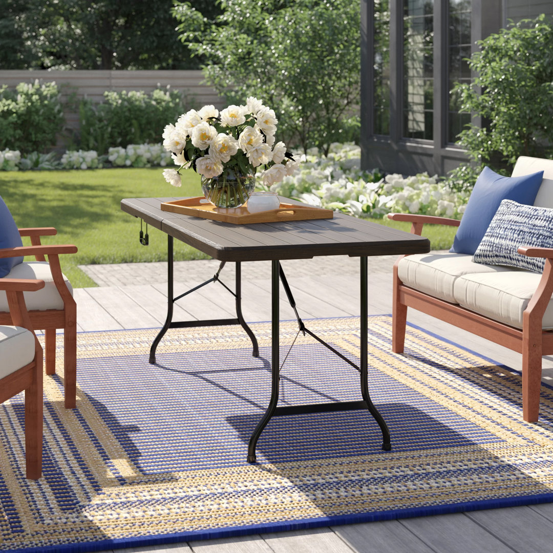 Wynnwood Rectangular Folding Outdoor Camping Table , 180cm cm W 745cm cm D