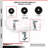 4 Piece Phenolic Caster Set