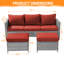 Adey 5 - Person Patio Conversation Set with Cushions-1365417306-1403046870