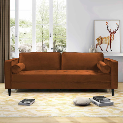 Jeses 81.5" W Mid-Century Modern Sofa