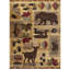 Tapis Nature's Nest Lodge, tapis rustique à motifs du sud-ouest-1859847310
