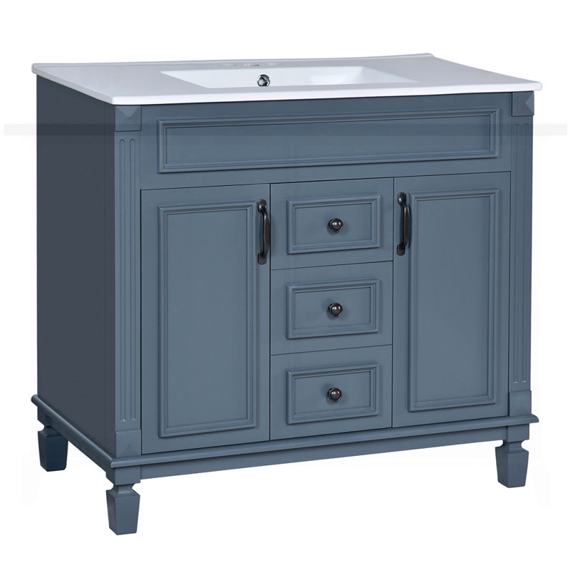 Meuble-lavabo 36 po avec lavabo supérieur