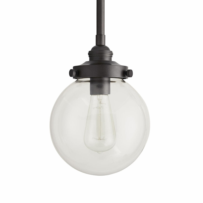 Reeves 1 - Light LED Outdoor Pendant, Aged Iron