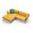 Polyester moutarde 100 % est en rupture de stock
