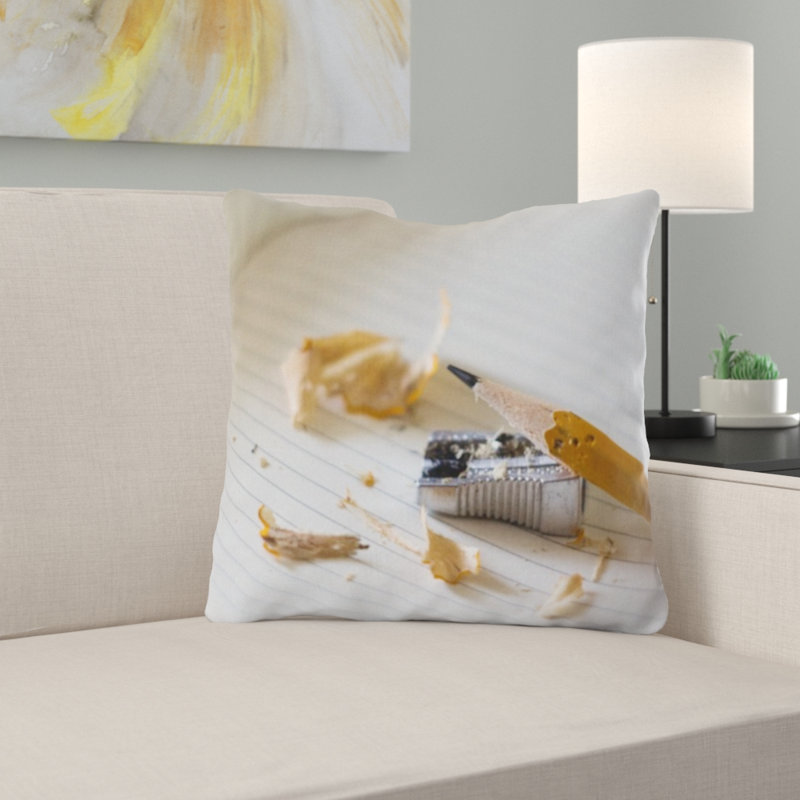 Coussin décoratif à crayons