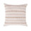Lago 22" Cotton Weav Throw Pillow , Ivory/Natural