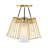 Dorceau Glass Semi Flush Mount