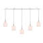 Luminaire suspendu linéaire pour îlot de cuisine 5 lumières Thiede-1746191566-1746959264
