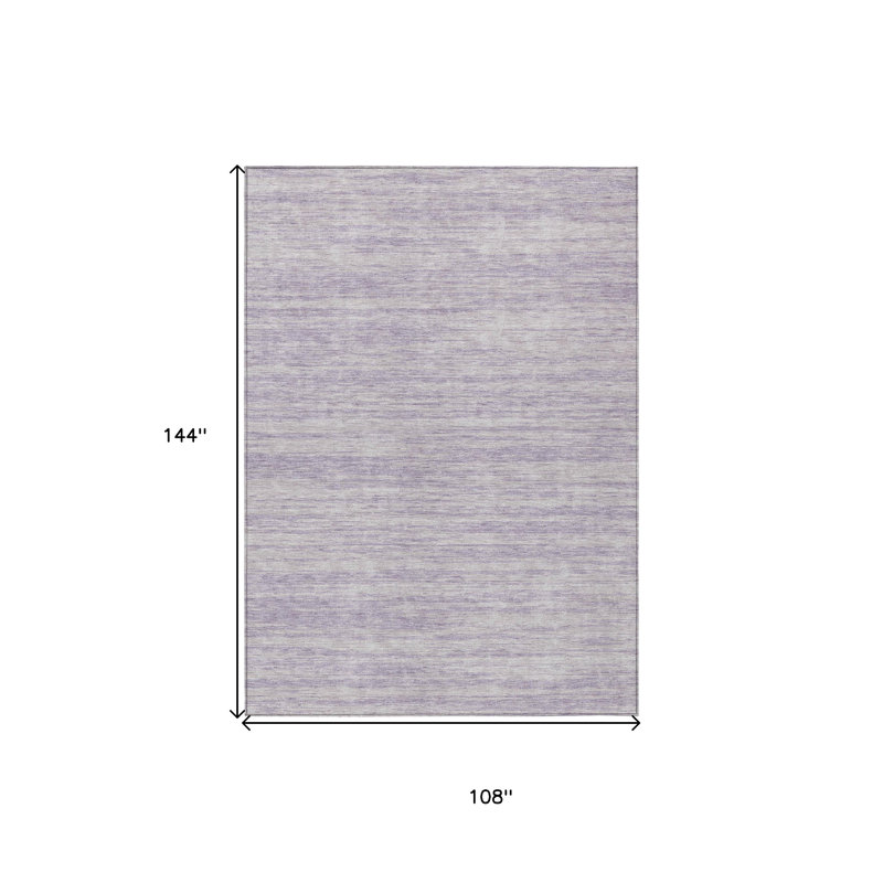 Tapis intérieur lavable abstrait lilas 9 pi x 12 pi