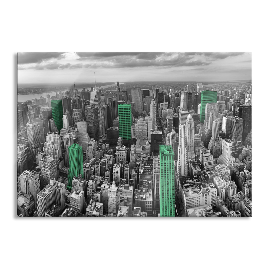 New York Skyline - Unframed Photograph on Glass