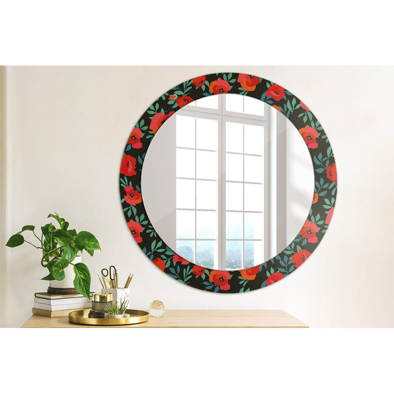 Huldar Glass Flat Wall Mirror, 70cm x 70cm