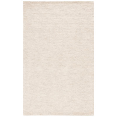 Funchess Handloomed Wool Cotton Rug in Beige