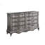 Commode à finition platine antique