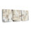 «Abstract Soft Beige Triptych», reproduction sur toile